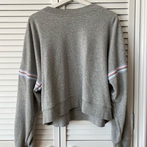 J.Crew Cropped Fleece Crewneck